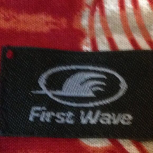 First Wave Tropical Button-Up Shirt 8 - Picture 6 of 8